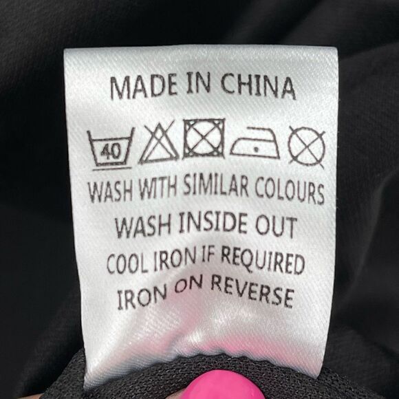 Area Stars Asymmetric Long Sleeve Crepe Bodycon Mini Dress Black Women Small NWT - Picture 6 of 6